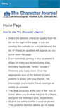 Mobile Screenshot of characterjournal.com