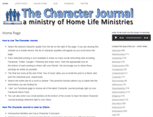 Tablet Screenshot of characterjournal.com